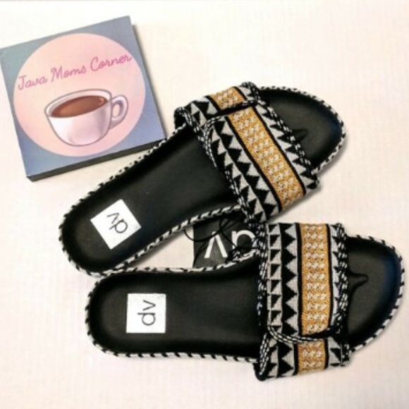 women's dv annalyse woven slide sandals